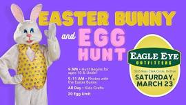 Easter Bunny and Egg Hunt at Eagle Eye Outfitters