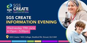 SGS Create Information Evening