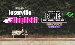 LOSERVILLE 2024: Limp Bizkit, BONES, N8NOFACE, Corey Feldman, Riff Raff on July 23 at 6:30 p.m.