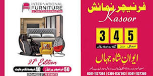 Kasur Biggest Furniture Expo on 03-04-05 May 2024 at Aiwan-e-Shah Jahan Mai