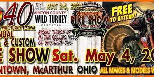 Vinton County Wild Turkey VINTAGE & CUSTOM BIKE SHOW