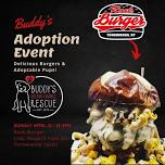 Barks + Burgers Adoption Day with Rock Burger + Buddy's!  