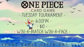 One Piece Tuesdays at Gnome Games Green Bay East – $10