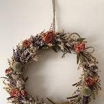 Dried Flower Winter Wreath Making Workshop (1 of 2)