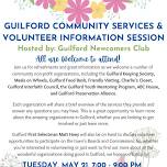 Community Services and Volunteer Information Session