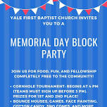 MEMORIAL DAY BLOCK PARTY!!!