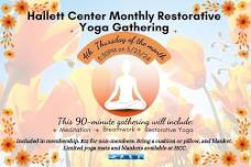 Monthly Restorative Yoga