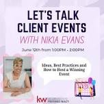 Let's Talk Client Events