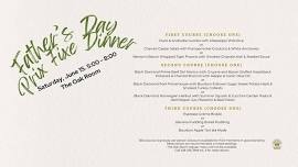 Father's Day Prix Fixe Dinner