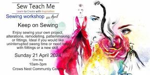 Keep on sewing.....