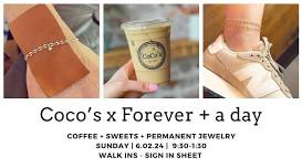 Coco’s Coffee Shop + Permanent Jewelry!!