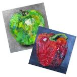 Introduction to Collage: Green Apple or Red Pepper with Cheryl Harris