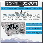 Community Calendar Social Hour