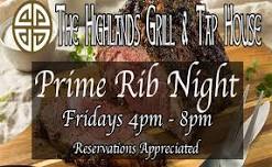 Prime Rib Night Special Event