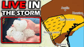 Storm Chasers - LARGE Hail and a TORNADO Possible in Texas