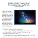 Special Night Sky Program - Three Island Crossing