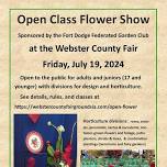 Open Class Flower Show