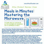 Altus Student Membership - Meals in Minutes Mastering the Microwave