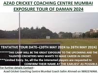 Azad Cricket Coaching Centre Mumbai Exposure Tour of Daman 2024