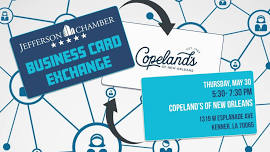 Business Card Exchange at Copeland’s of New Orleans Kenner