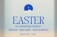 Easter Service, Children’s Egg Hunt/Photo Booth