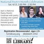 April National Poetry Event