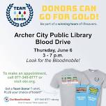 Archer City Public Library Blood Drive