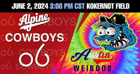 Alpine Cowboys vs Austin Weirdos