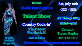 Nicole Marie Quinn Live @ Country Cook-in’ in Ware Shoals, SC