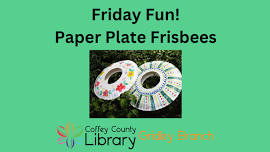 Friday Fun! Paper Plate Frisbee Craft