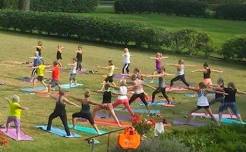 Yoga on the Lawn