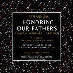 14th Annual Honoring Our Fathers Brunch