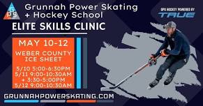 ELITE SKILLS CLINIC @ WEBER COUNTY ICE SHEET, MAY 10-12, 2024