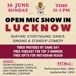 Open Mic in Lucknow ( 21st April Sunday )