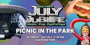 Picnic in the Park - July Jubilee