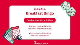 Chick-fil-A Breakfast Bingo