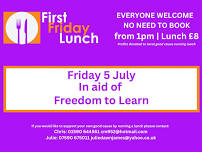 First Friday Lunch – Freedom to Learn