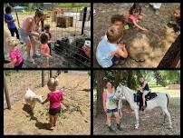 Mom and Me Fun on the Farm (Make a Father's Day gift - hand print coaster)