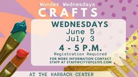 Wonder Wednesdays - Crafts