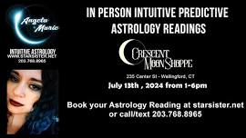 In Person Intuitive Predictive Astrology Readings