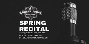 Adrian Jones Music School Spring Recital