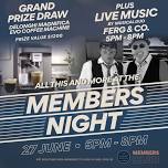 Live Music & Members Night