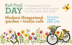 Rail-Trail Day at Modern Homestead and Trellis Cafe