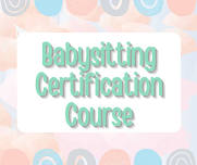 Babysitting Certification Course