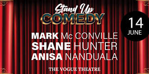 STAND UP COMEDY @ The Vogue - 14th JUNE