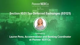 [NAMPA] Section 1031 Tax-Deferred Exchanges (E0121)• 4 Credits