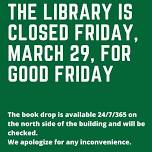 Wilson Public Library Closed March 29 for Good Friday