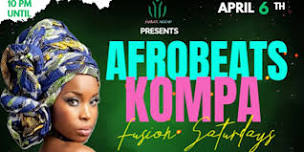 Afrobeats- Kompa Fusion  SATURDAY NIGHT PARTY