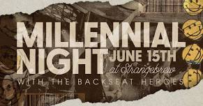 Millennial Night at Strange Brew with Backseat Heroes!!!