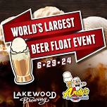 World’s Largest Beer Float Event at Lakewood Brewing with Andy’s Custard!